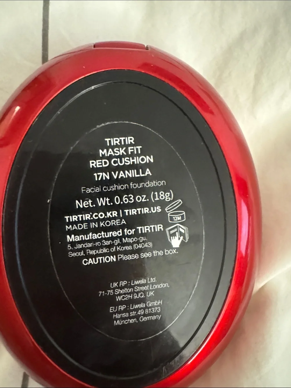 TIRTIR Red Portable Makeup Case